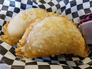 vegan empanadas at The Vegan Hooligans - Pop-up in Los Angeles