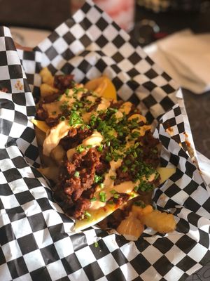 Vegan chili cheese fries  at The Vegan Hooligans - Pop-up in Los Angeles
