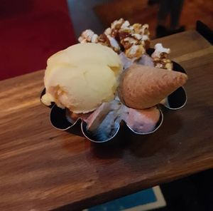 Vegan ice cream at Pinchos in Stockholm