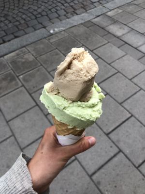 Always get a nut or seed based ice cream here!   at StikkiNikki - Mariatorget in Stockholm