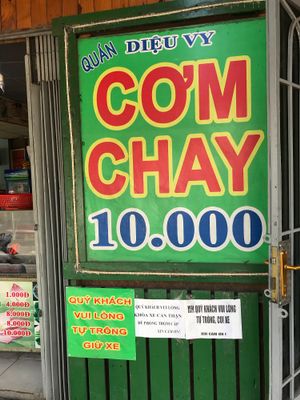 Signage at Dieu Vy - Nguyen Xi in Ho Chi Minh City