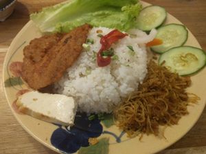 vegan ribs at Chay Nha Toi in Ho Chi Minh City