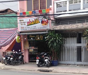 Outside at Chay Nha Toi in Ho Chi Minh City