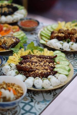 Vegan items at Chay Nha Toi in Ho Chi Minh City