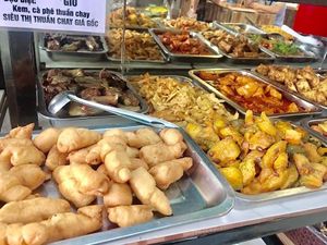 Buffet Items at Chay Nha Toi in Ho Chi Minh City