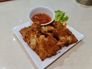 'KFC' fried chicken at Loving Hut in Cabramatta