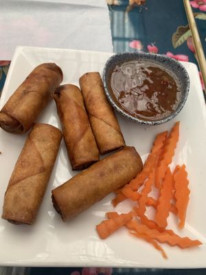 Spring Rolls - quite yummy!   at Loving Hut in Cabramatta