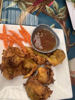 Wontons - AMAZING!!!!! Wanted to order second plate.  at Loving Hut in Cabramatta