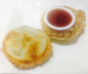 Vegetable pies at Loving Hut in Cabramatta