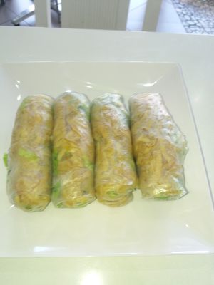 Ban cuon at Loving Hut in Cabramatta