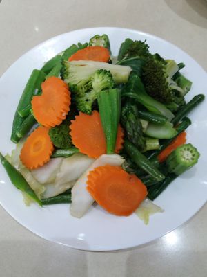 Mixed veggies at Loving Hut in Cabramatta