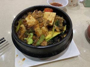 Tofu clay pot at Loving Hut in Cabramatta