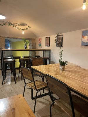 Inside  at Hank Cuisine Végétale in Lyon