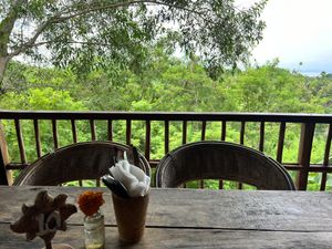 Views  at Vegan Soul Kitchen in Penida Island