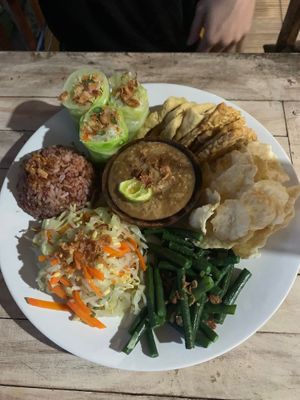 Gado gado at Vegan Soul Kitchen in Penida Island