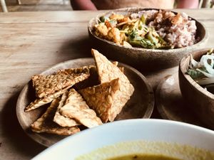 Extra Tempeh  at Vegan Soul Kitchen in Penida Island