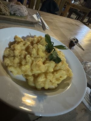 Pasta n cheese  at Vegan Soul Kitchen in Penida Island