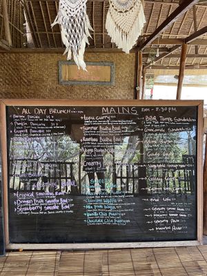 Menu  at Vegan Soul Kitchen in Penida Island