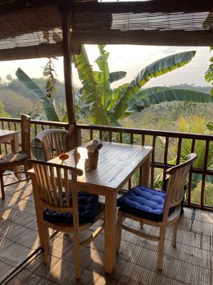 Stunning view  at Vegan Soul Kitchen in Penida Island