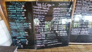 Menu at Vegan Soul Kitchen in Penida Island