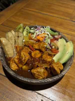 Rainbow Bowl (very salty)  at Vegan Soul Kitchen in Penida Island