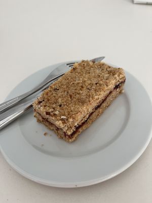 Vegan tart  at File Market in Istanbul