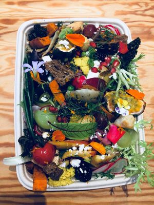 Goatcheese salad at Living in Geel