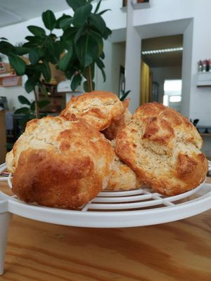 Homemade scones at Living in Geel