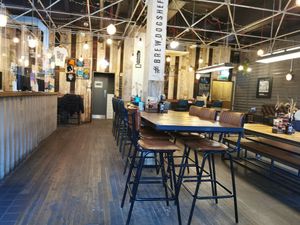 Bar at BrewDog in Sheffield
