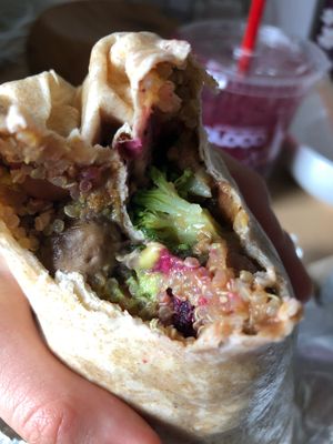 Vegan burrito at Boloco in Hanover