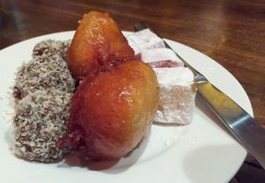 Dessert at Moroccan Soup Bar in North Melbourne