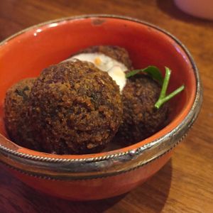 Delicious falafel at Moroccan Soup Bar in North Melbourne