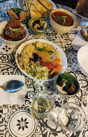 First course at Moroccan Soup Bar in North Melbourne