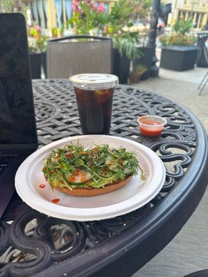 Avocado toastt  at Terra Cafe in Easton