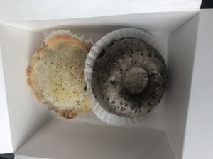 Mushroom pie and donut at Carina's Bakery in Beaverton