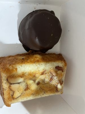 Cookie and almond cake   at Carina's Bakery in Beaverton