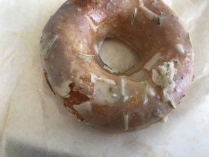 Lemon rosemary donut (bomb!)  at Carina's Bakery in Beaverton