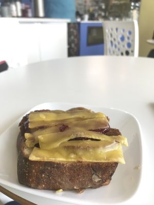 Savory french toast style  at Carina's Bakery in Beaverton