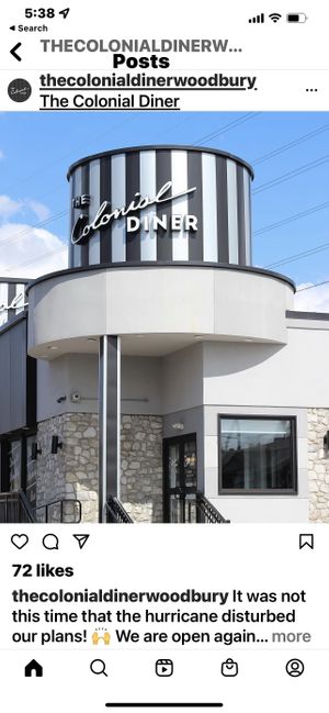   at Colonial Diner in Woodbury