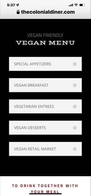   at Colonial Diner in Woodbury