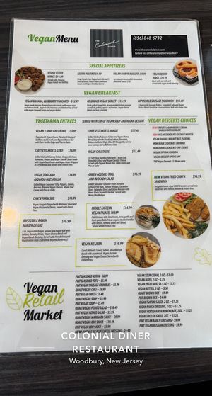   at Colonial Diner in Woodbury