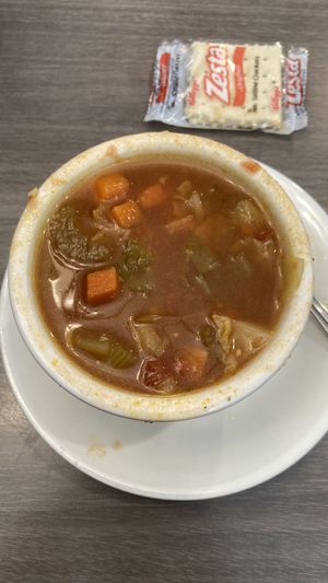 Cabbage soup (of the day)  at Colonial Diner in Woodbury