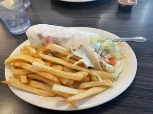 Gyro  at Colonial Diner in Woodbury