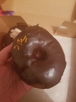 Donut choco naranja at Donut Corp - Nueva Los Leones in Santiago