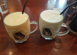 Swiss mountain malt - honeycomb and choc spearmint at The Pancake Parlour in Maribyrnong