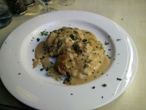 Stuffed Zucchini at Bon Lloc in Mallorca