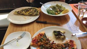 Pizzas and pasta at Atomica in Kingston
