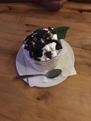 Vegan Panna cotta ! at Atomica in Kingston