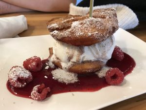 Vegan Ice Cream Sandwich  at Atomica in Kingston
