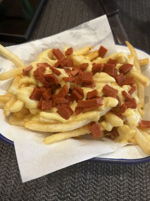 Loaded fries  at Soul Burger in Newtown